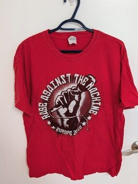 Rage Against The Machine Europe 2010 T-Shirt - Men's Large